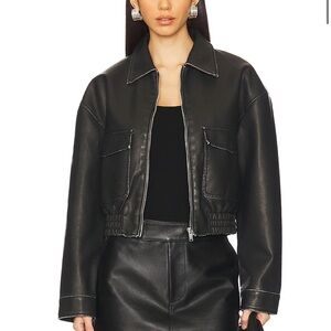 Revolve- superdown lolo faux leather jacket